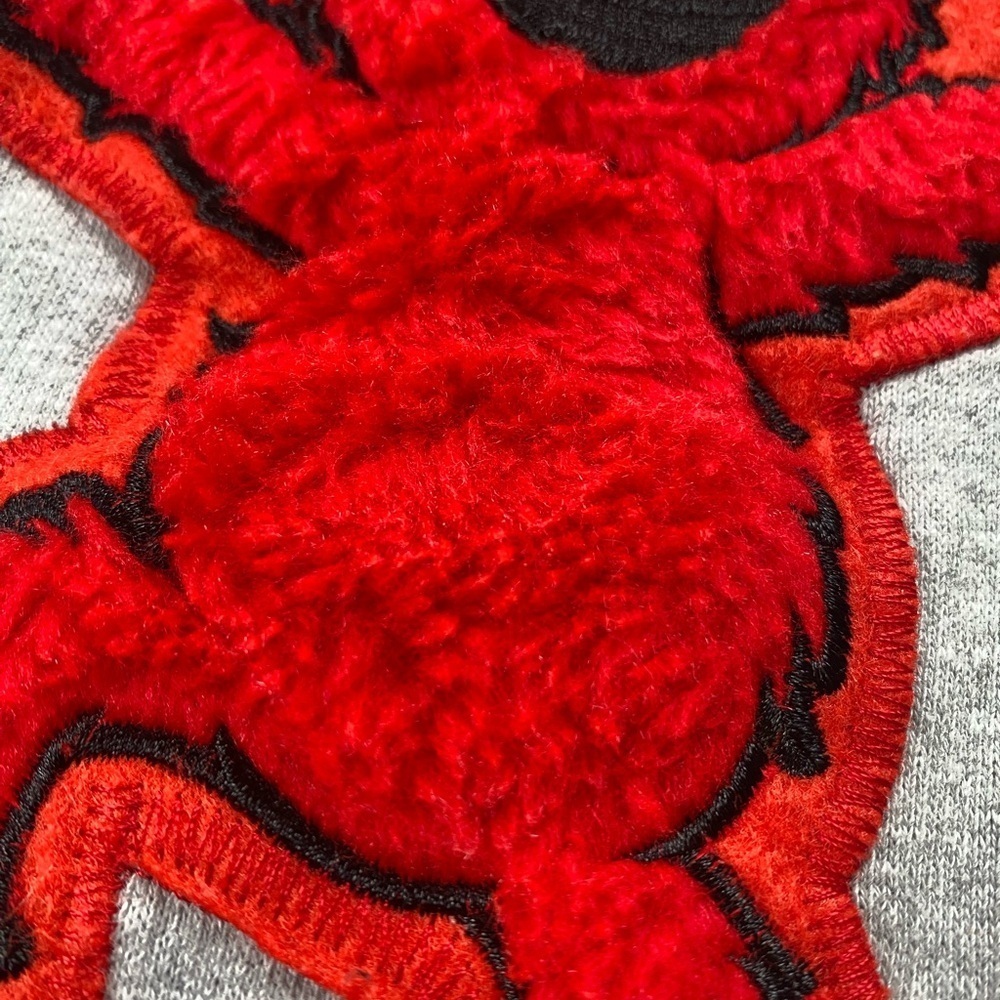 Vintage 90s That Tickles Sesame Street Elmo Crew Neck Sweatshirt Size Large - Picture 7 of 8